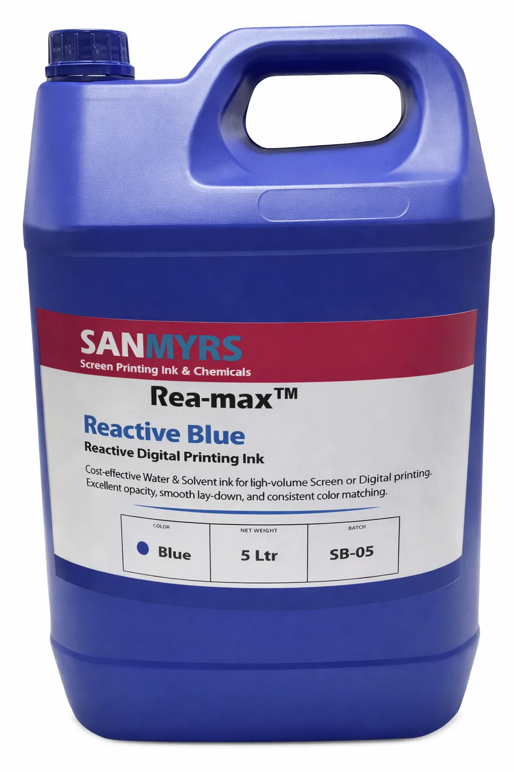 Reactive Digital Ink — Blue