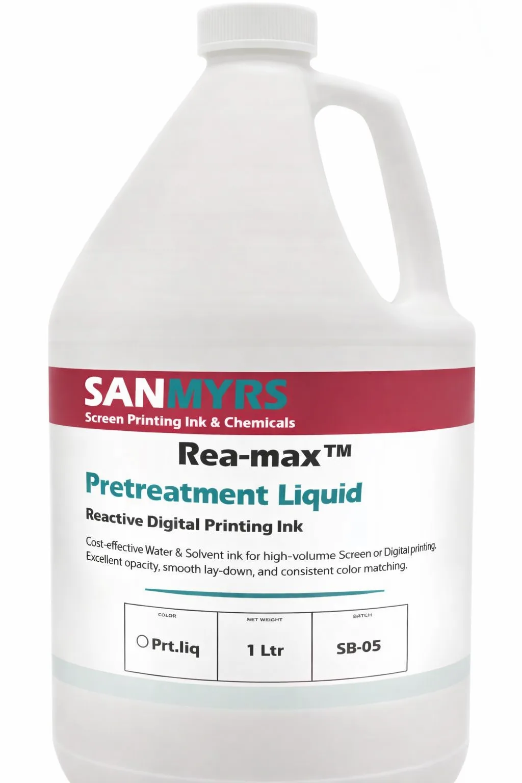 Reactive Digital Ink — Pretreatment Liquid